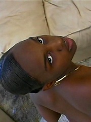 Excellent blowjob from blacky girl