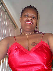 Amateur ebony woman Thick Red