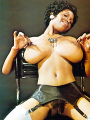 Sylvia McFarland showing her big natural breasts
