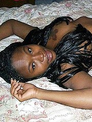 My black gf nude and bound waiting for me