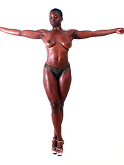 Hot black meat