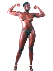 Muscle black women